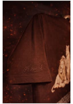 DOMINANT FEMALE OVERSIZED EMBROIDERED TEE | 210 GSM Graphic Embroidered Premium Brown color Tee - Image 5